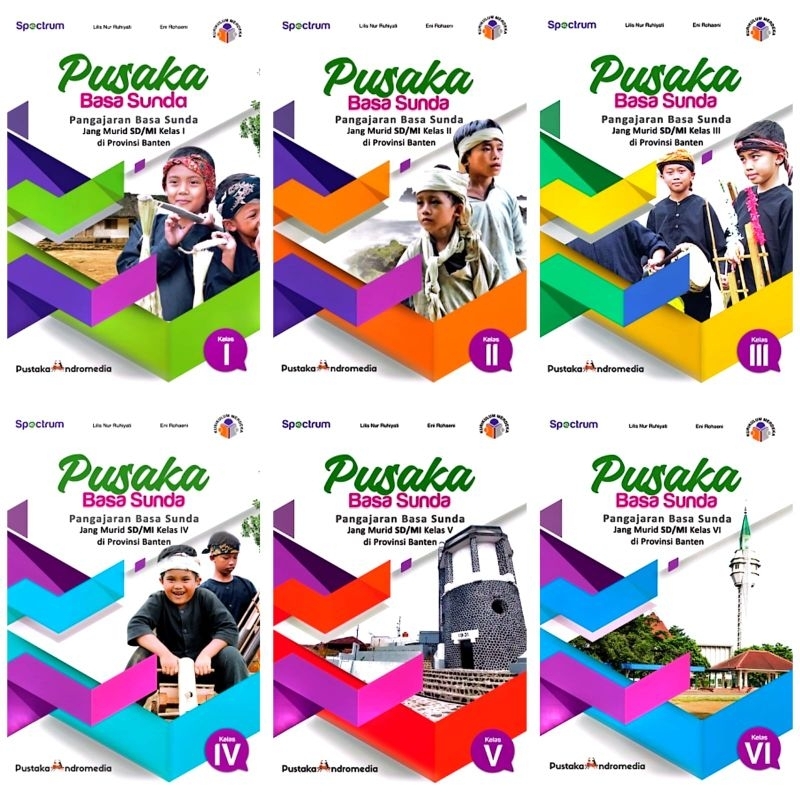 Buku Pusaka Basa Sunda SD/MI kelas 1-6 Kurikulum merdeka
