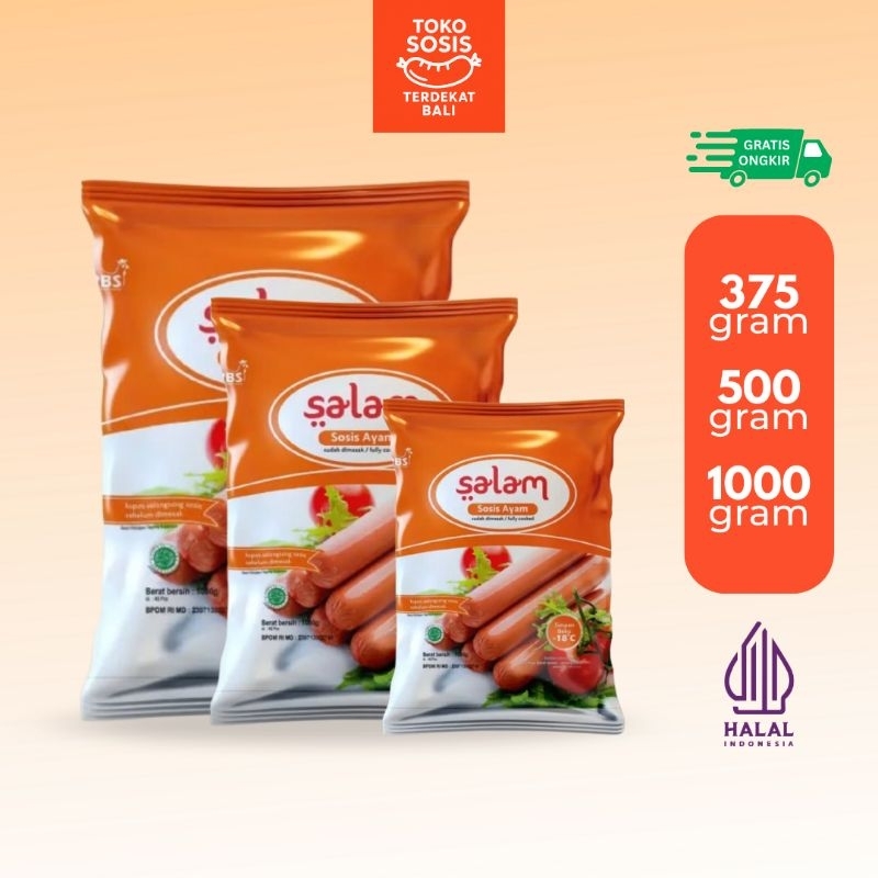

Salam Sosis Ayam | 375gr 500gr 1kg
