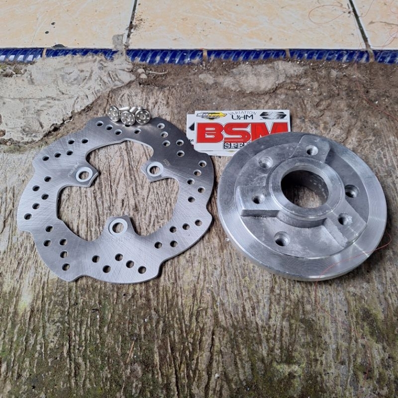 Plendes Adaptor Cakram Belakang Satria fu Buat Tromol besar Universal pnp motor jupiter mx old, vixi
