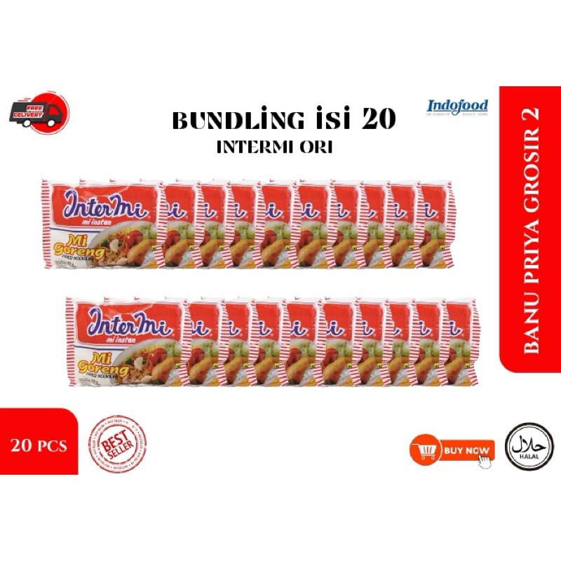 

Maknyuss1 Mie Intermie Goreng & Intermie Pedas ( Paket 20 Pcs )