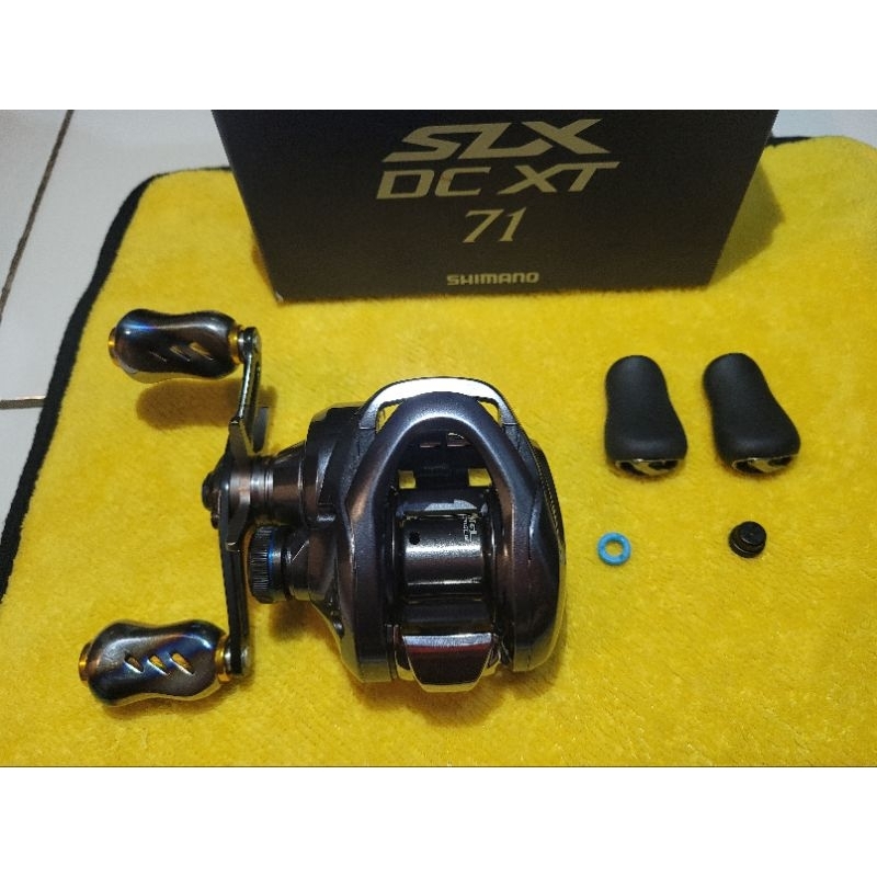 shimano slx dc xt 71 left + knob gomexus (bekas)