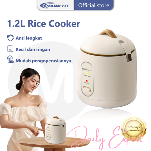 MAIMEITE Magic Com 1.2 liter Penanak nasi Kecil dan portabel Low watt Rice Cooker