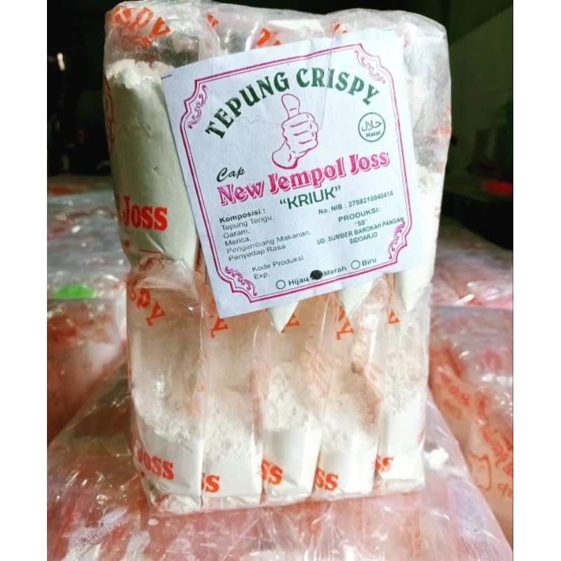 

TEPUNG CRISPY KRIUK CAP JEMPOL ISI 10PC