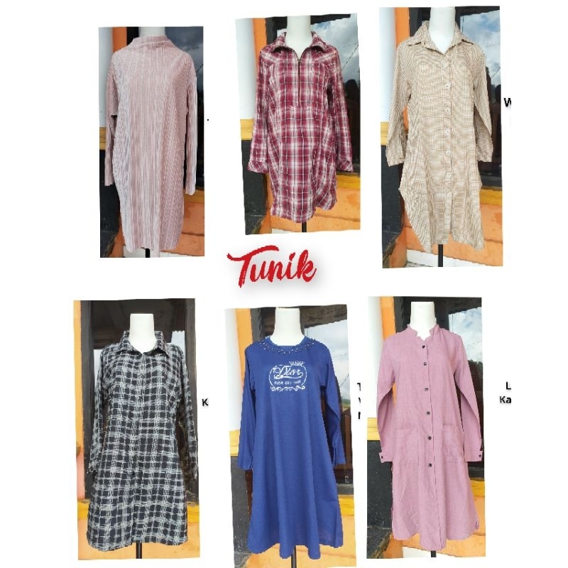 prelov long tunik.,kemeja tunik,dres dll