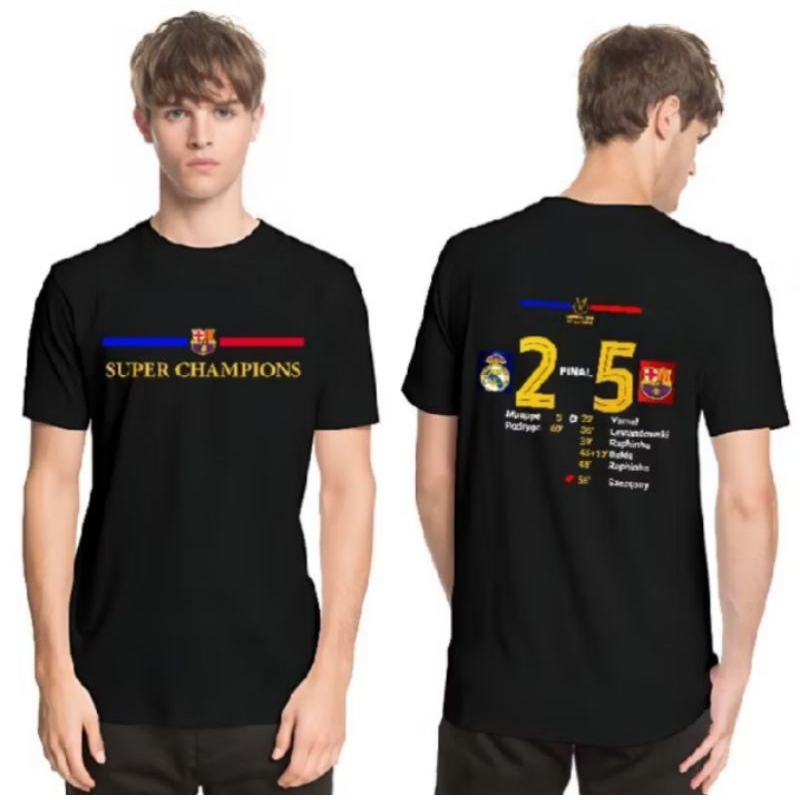 KAOS SUPER CHAMPIONS REAL MADRID 2-5 BARCELONA - FINAL DRAMATIS