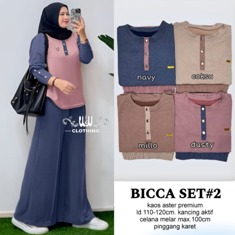 Yolla • Bicca set by WW Clothing Set wanita dan remaja