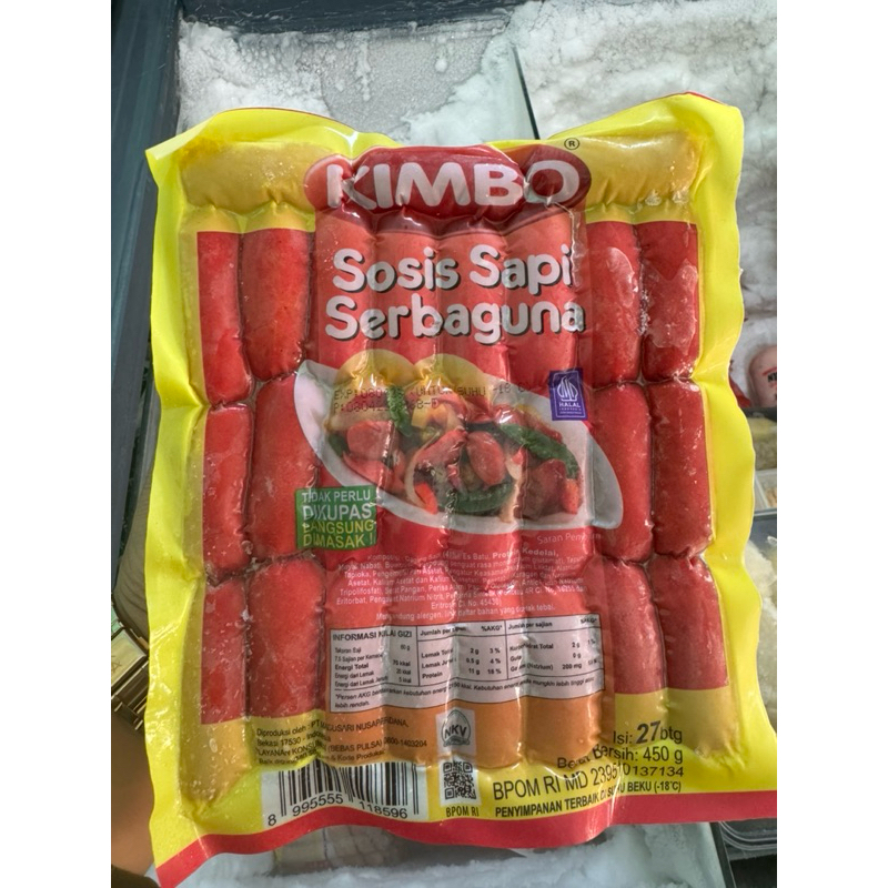 

Sosis Kimbo Serbaguna Merah isi 27
