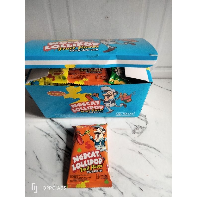 

Ranjani permen ngecat lollipop fruit flavour satuan- AnggunYusuf Collections