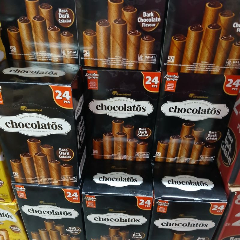 

Gery Wafer Chocolatos Rasa Dark Chocolate 1Karton (Isi 8 Showbox/192PCS)