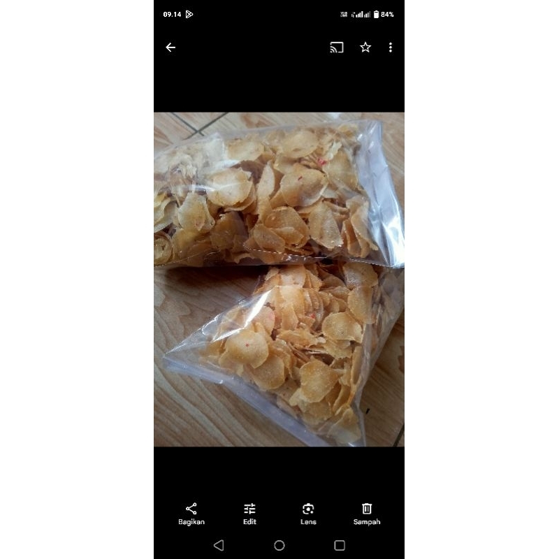 

kerupuk pikda mentah