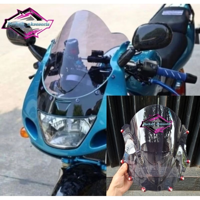 VISOR NINJA RR OLD MODEL JENONG PLUS BAUT VARIASI