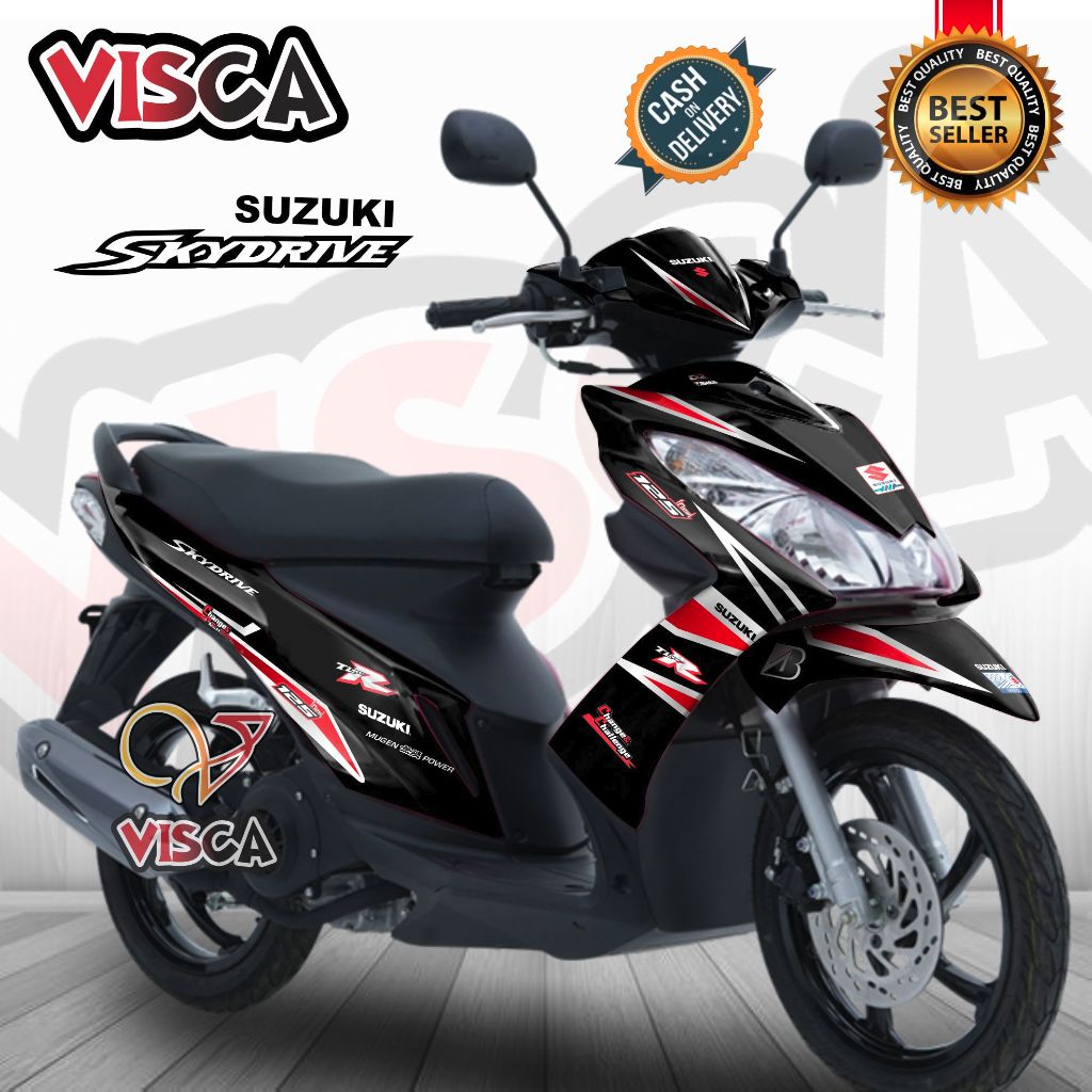 Decal Skydrive 125 Full Body Stiker Skydrive 125 Full Body Striping Skydrive 125 GRAFIS