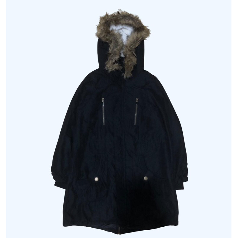 2000s Gleeful - Fur hoodie Jacket Japan brand vkei