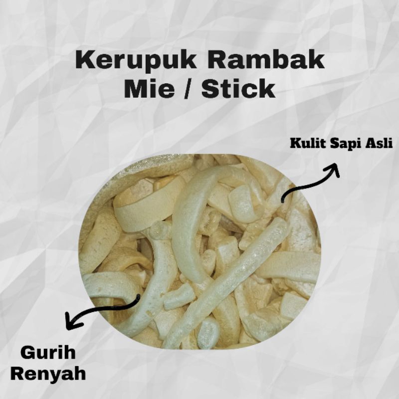 

KERUPUK RAMBAK STICK/MIE ORIGINAL 250g