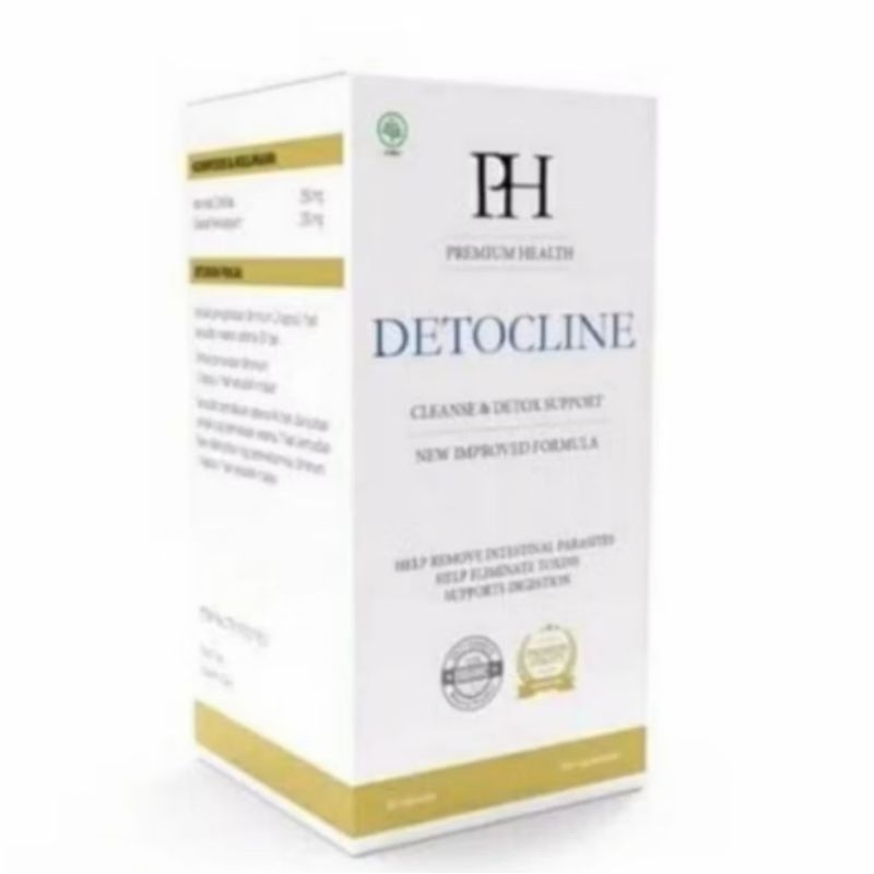 DETOCLINE ASLI ORIGINAL OBAT HERBAL PEMBASMI PARASIT DALAM TUBUH