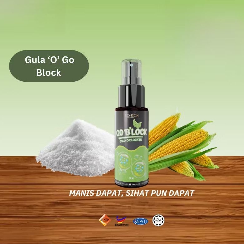 

Gula Go B'lock Gula O Blocker Pemanis Gula Rendah Kalori | Panacea Medica
