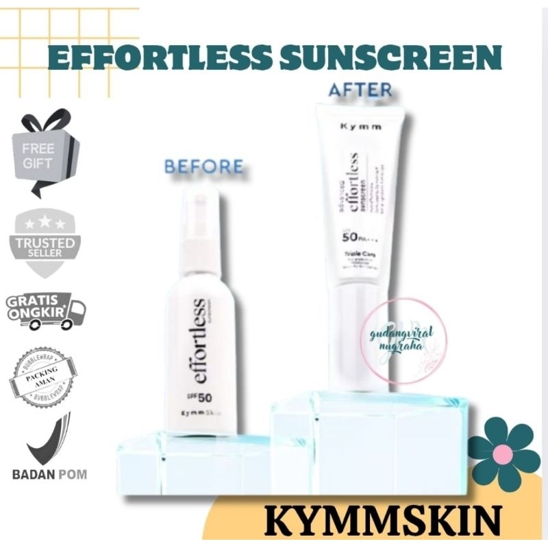 ~GVN~ SUNSCREEN EFFORTLESS KYMMSKIN SUNSCREEN EFFORTLESS KYMM SKIN