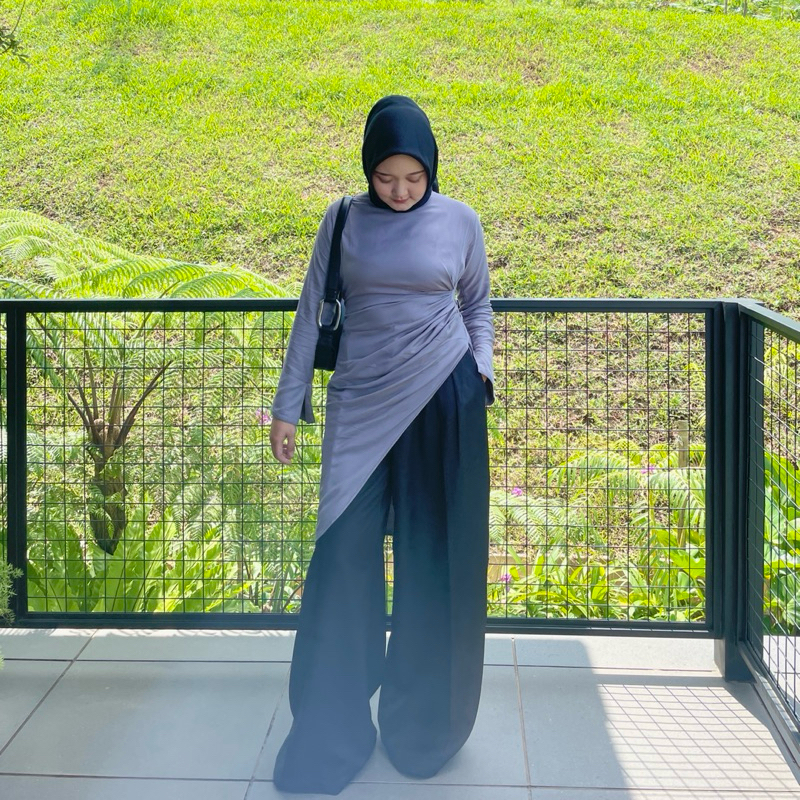 TUGBA / TUNIK ASIMETRIS / ASYMMETRYC TUNIC / TUNIK ALA TURKI / TUNIK JUMBO / TUNIK BIG SIZE