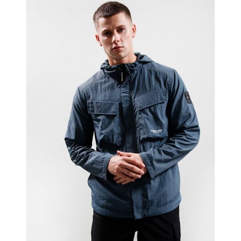 Marshall artist overshirt slate blue