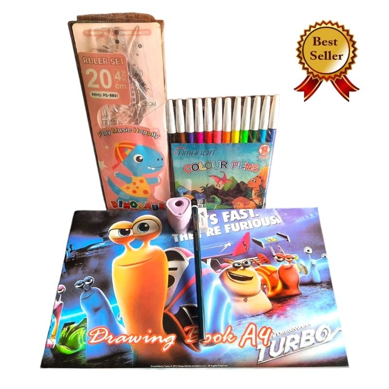 

1 paket buku menggambar hemat bagus