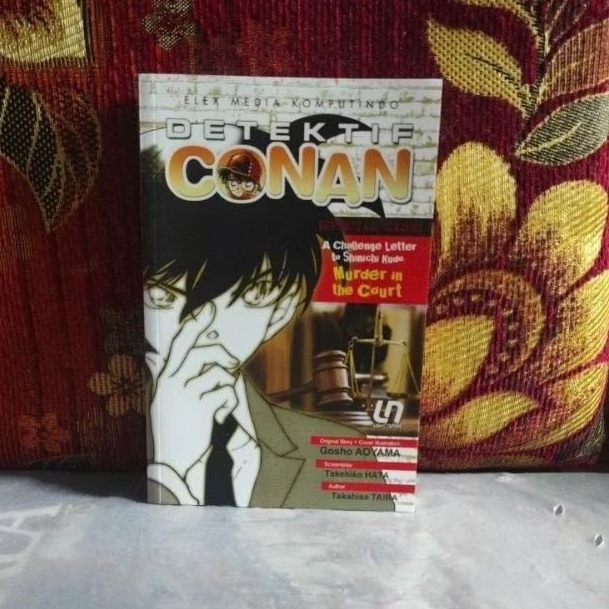 Komik Original DETEKTIF CONAN (SPESIAL CASE) A Challenge Letter to Shinichi kudo Murder in the Court