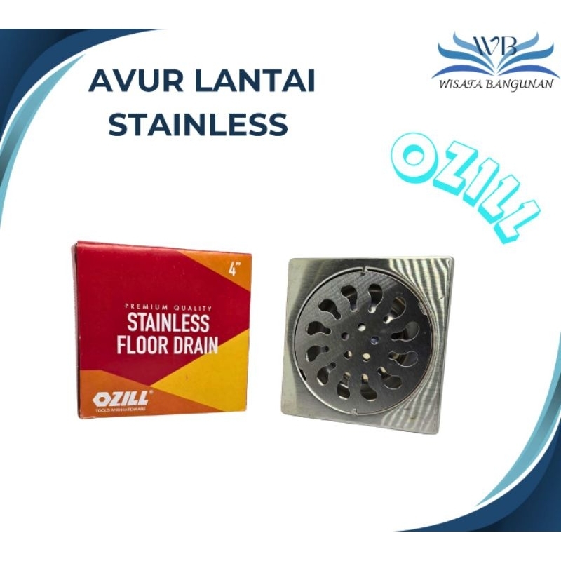 SARINGAN GOT AVUR LANTAI STAINLESS
