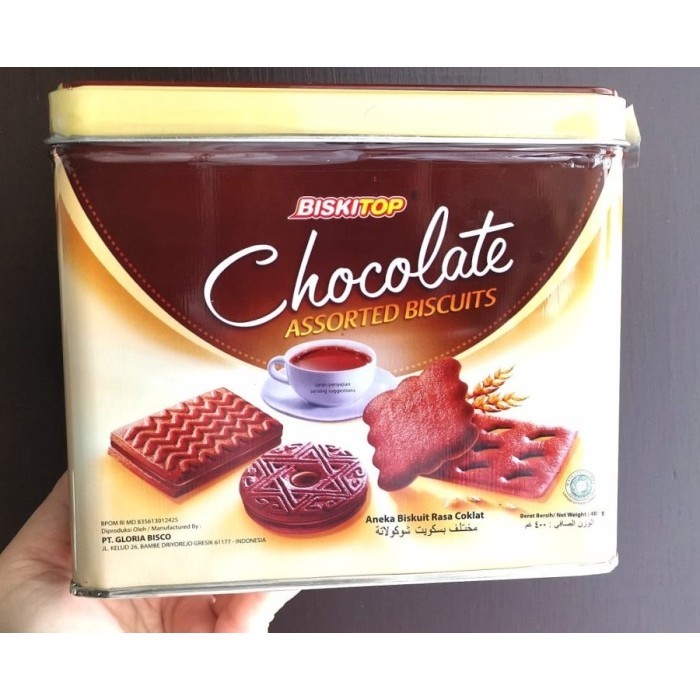 

Biskitop Biskuit Kering Kaleng 400g - Coklat Gift Pack