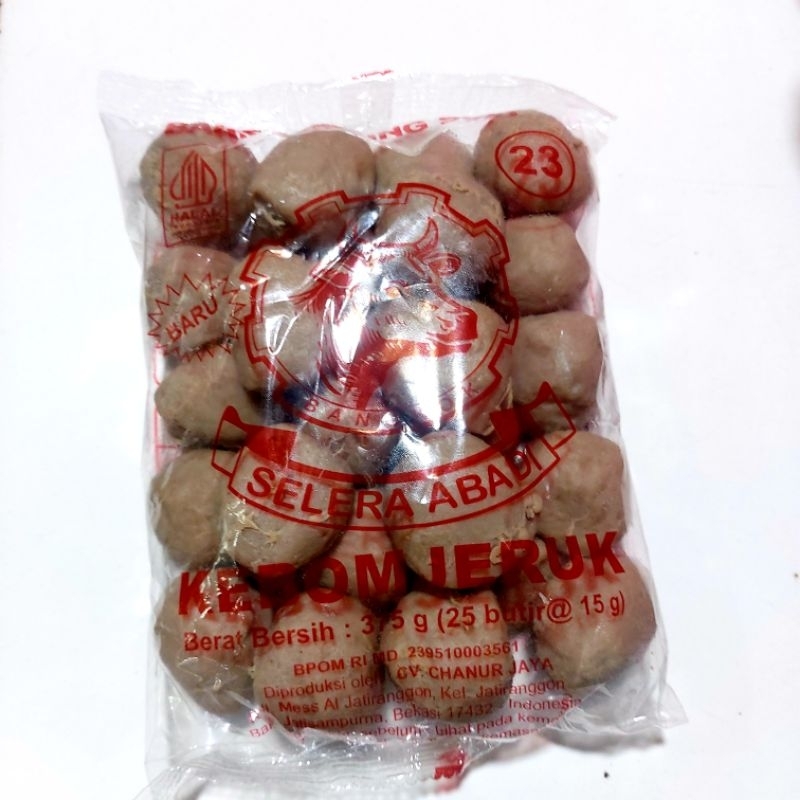 

BAKSO KEBOM JERUK ISI 25 PCS 375GRAM