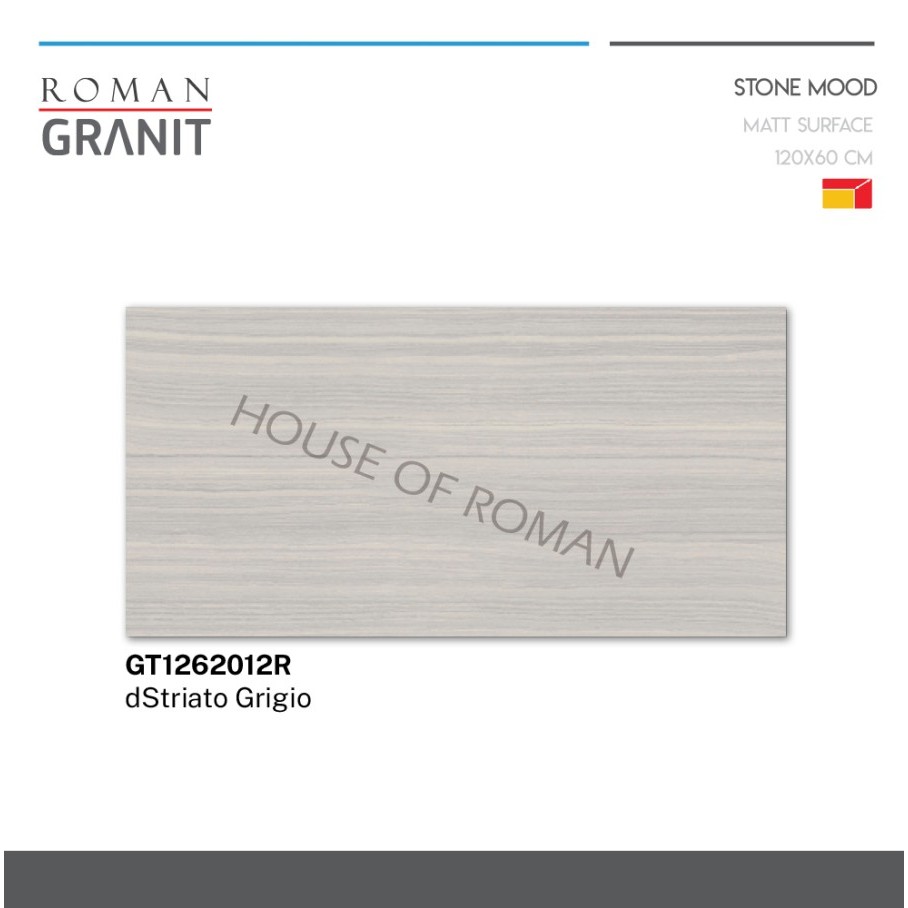 ROMAN GRANIT dStriato Grigio 120X60 GT1262012R ROMAN GRANIT