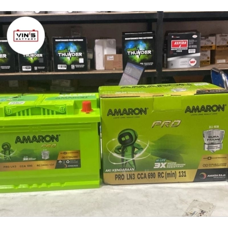 Aki Amaron Pro Din 84 Untuk Innova Reborn Diesel/Chevrolet Spin Diesel