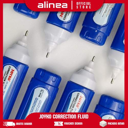 

tipe ex cair correction fluid cairan koreksi cairan koreksi penghapus cair Joyko CF-S209 ujung logam