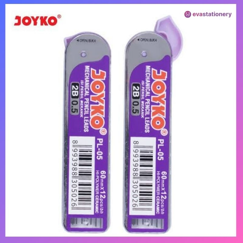 

Joyko isi Pensil Mekanik PL-05 2B 0.5 mm