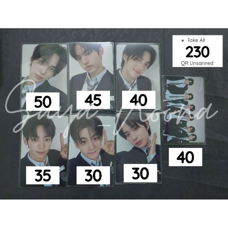 [Ready] Photocard TWS Weverse ver. Shinyu Dohoon Youngjae Hanjin Jihoon Kyungmin