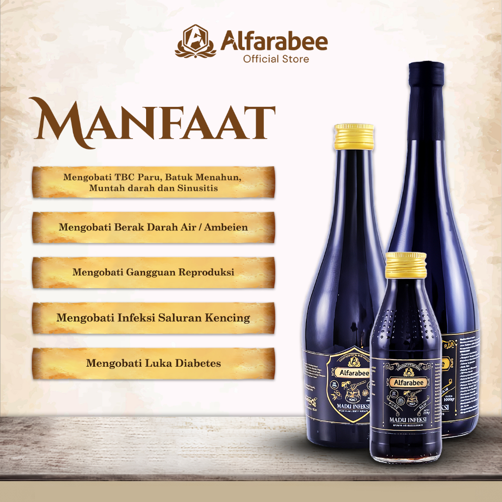 

Madu Infeksi Premium Untuk Hepatitis, TBC, Batuk, ISPA - Tanpa Campuran 100% Murni Alami