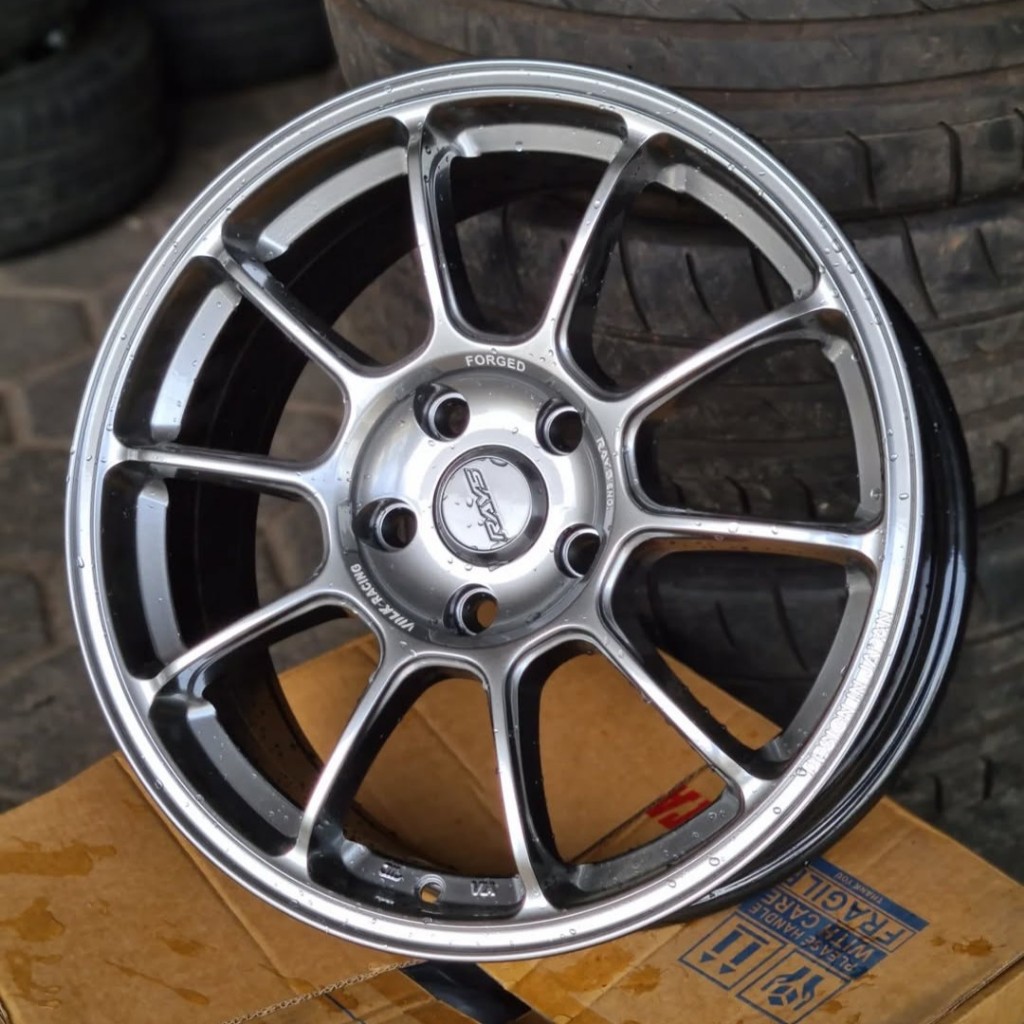 Velg Rays Forged Ring 17 Lebar 8 Pcd 5x114 Et 42 Warna Gloss Gray | Velg R17 | Velg Mobil | Velg Rac