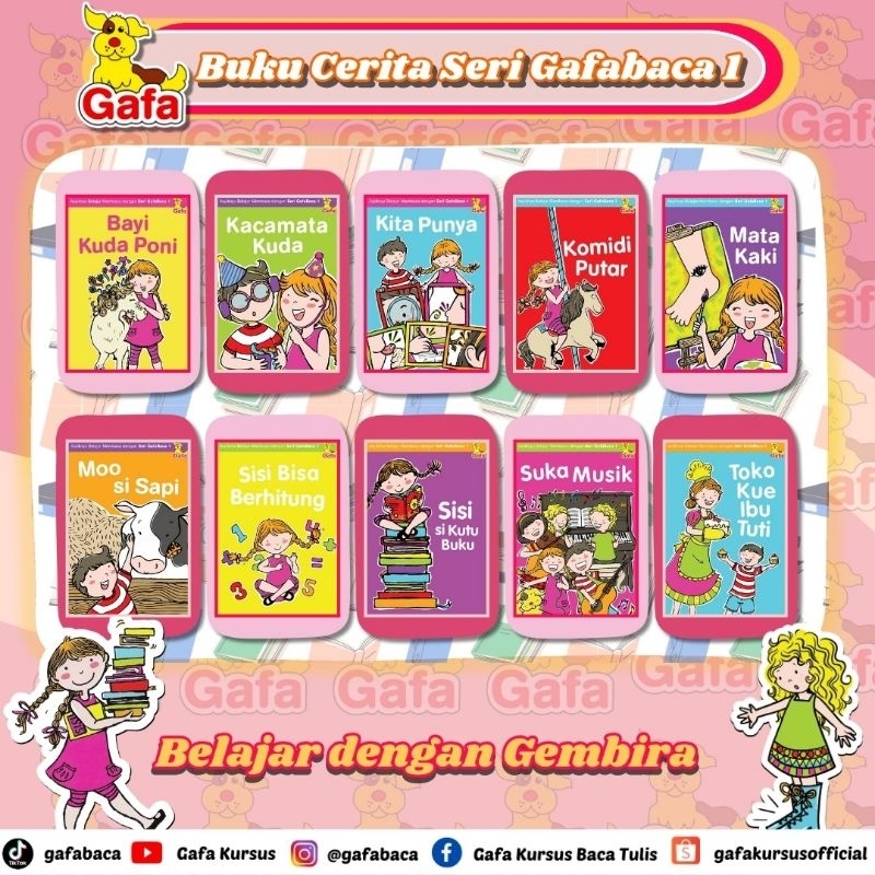 GafaBaca - Buku Cerita Gafa Seri 1 (Buku Cerita Anak, Buku Bacaan Anak.)