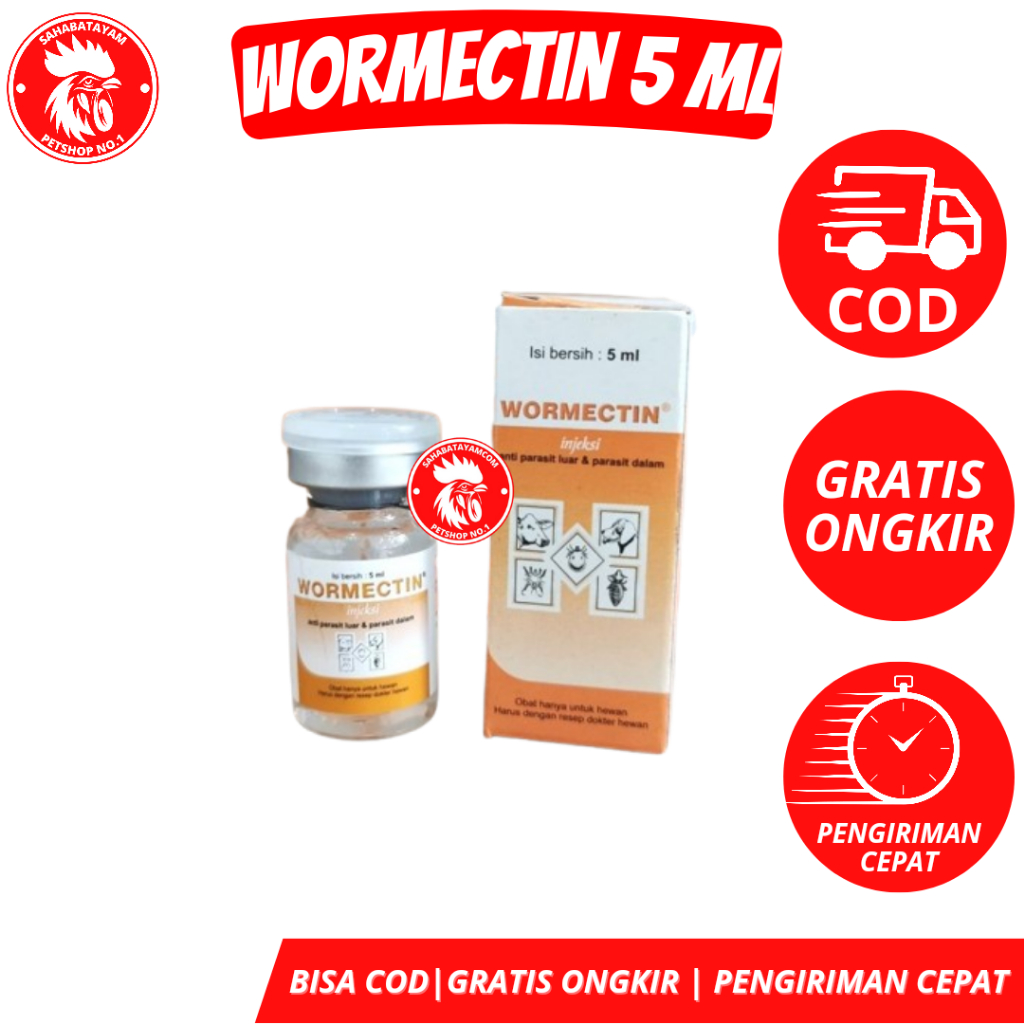 Wormectin Obat Cacing Kucing Mengobati Kudis Kucing Ayam