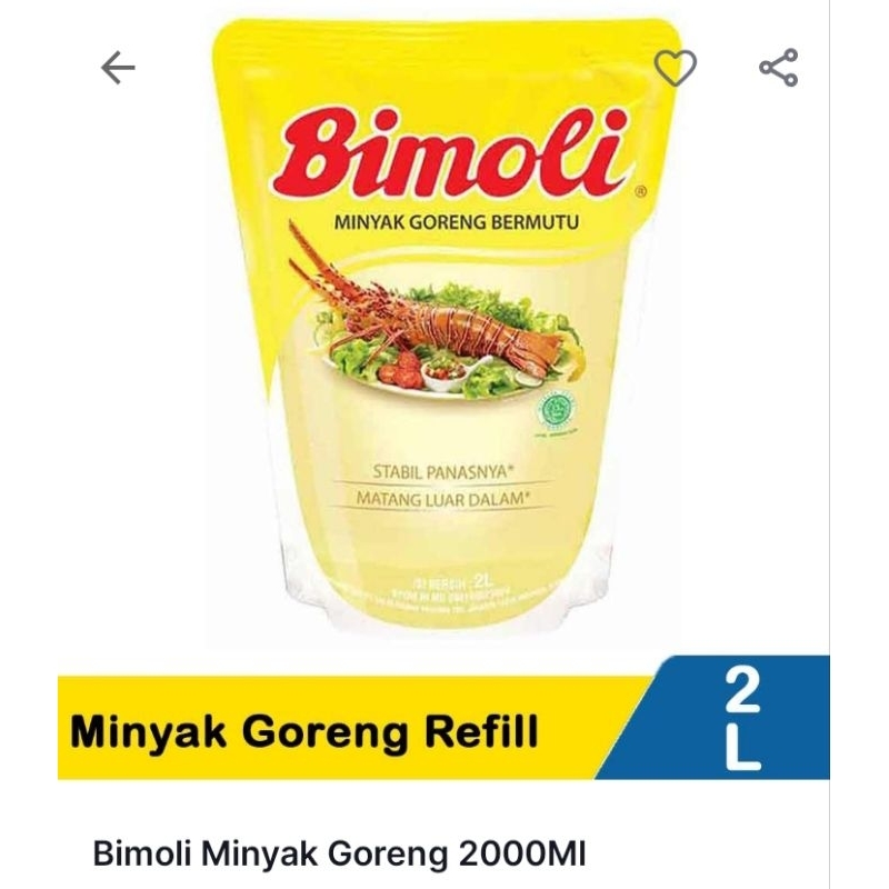 

BIMOLI 2 LITER MINYAK MURAH DAN BAGUS