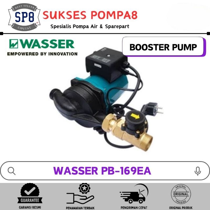 Pompa Air Booster WASSER PB-169 EA Otomatis / Pompa Pendorong