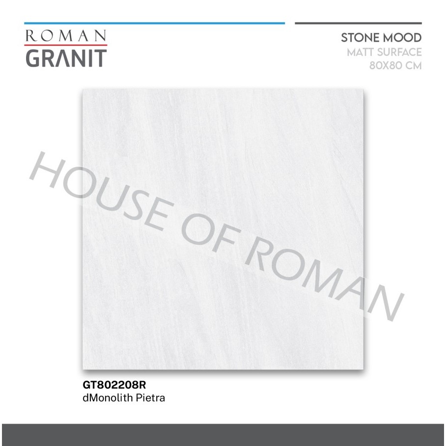 ROMAN GRANIT dMonolith Pietra 80x80 GT802208R ROMAN GRANIT