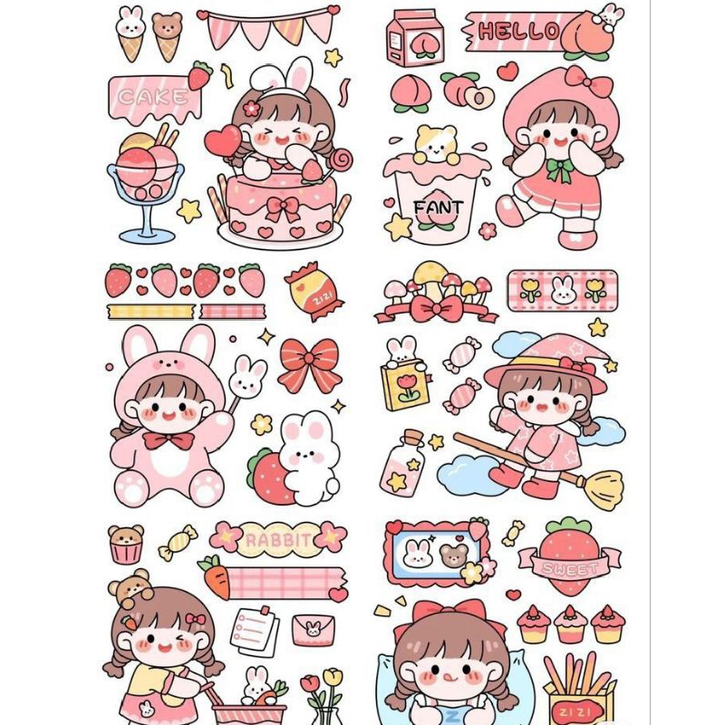 

stiker label/ cetak stiker dan custom sticker ukuran a3+