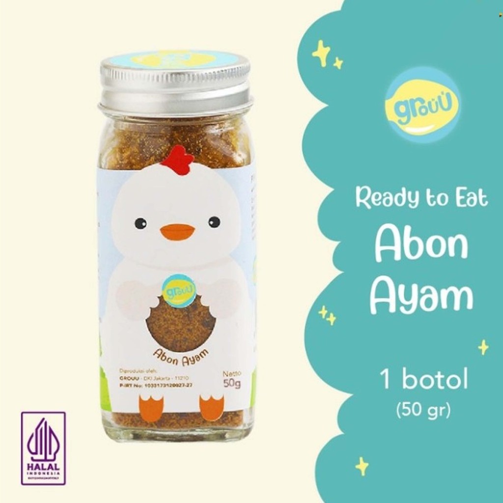 

TERMURAH !! Grouu Abon Ayam & Sapi (50/80 gr)