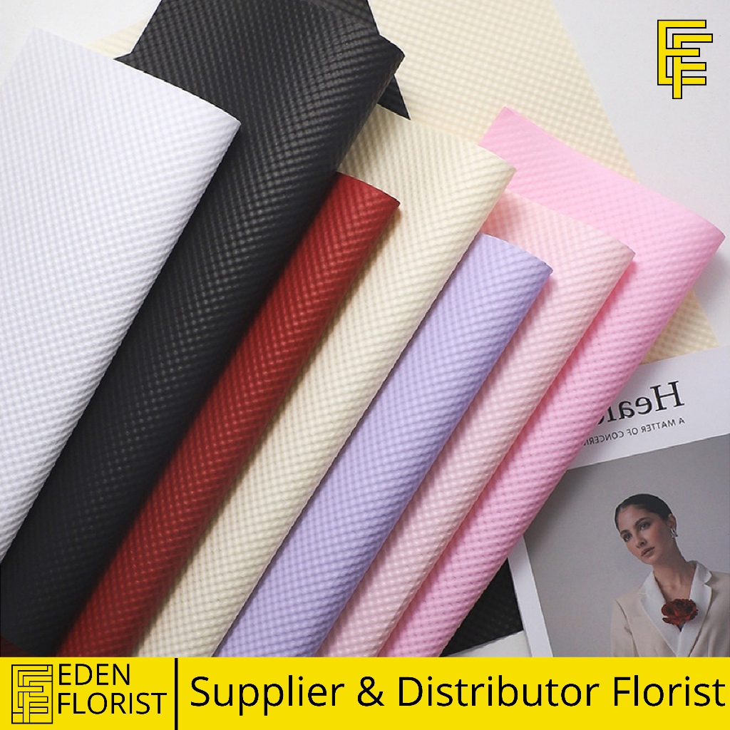 

EdenFlorist Kertas Bunga Textured DOT 3D Timbul Flower Wrapping Craft Paper Ecer COD KB6306