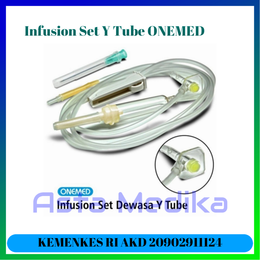 Infus Set Type Y Dewasa & Anak Merk Onemed / Alat Infus OneMed