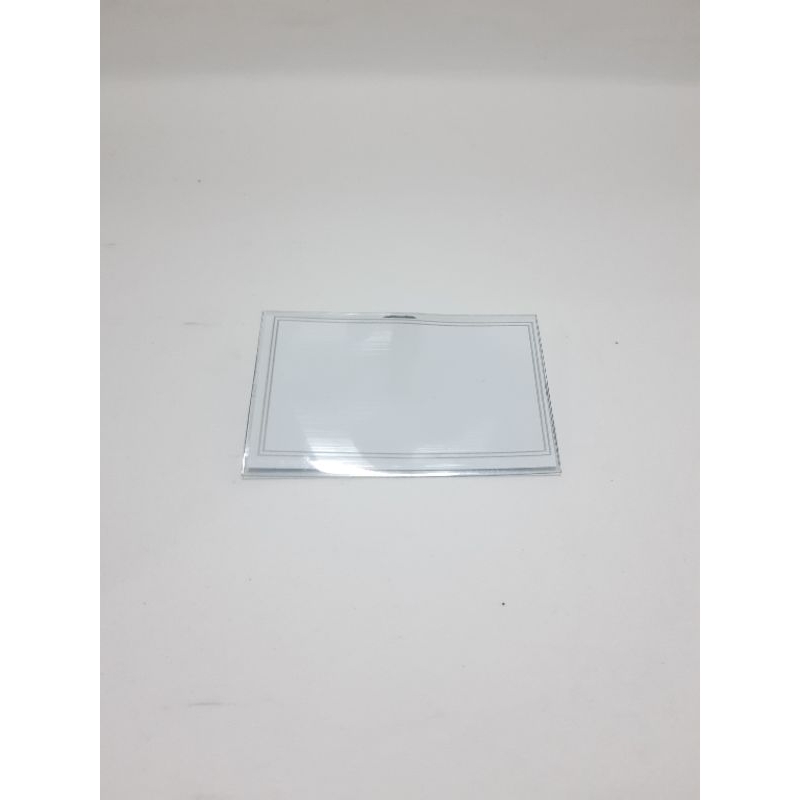 

NAME TAG ID CARD PLASTIK JEPIT PENITI ( 9 X 5,5)