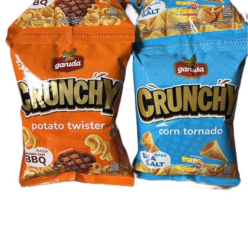 Garuda crunchy potato twister corn tornado @14g snack