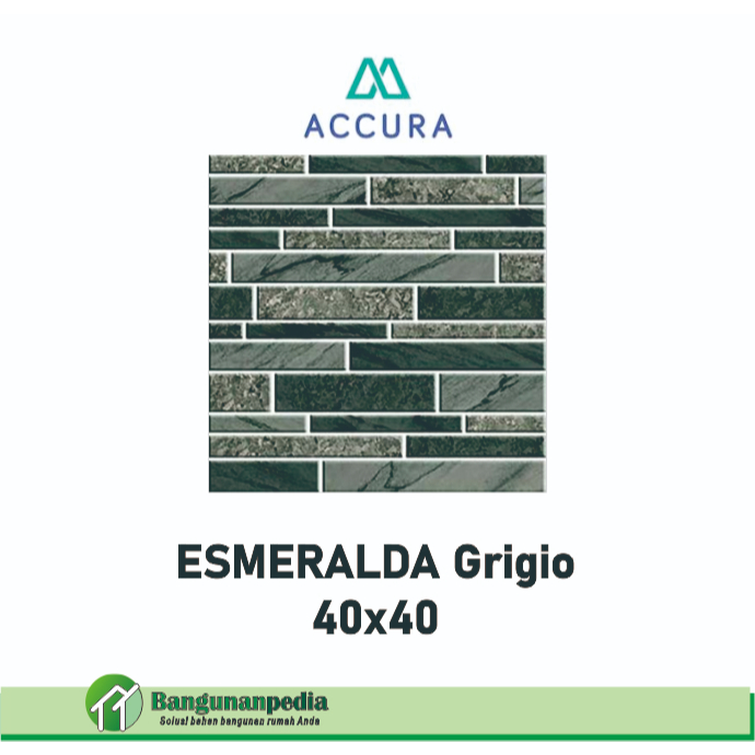 KERAMIK DINDING MOTIF BATU ALAM 40X40 MULIA ESMERALDA