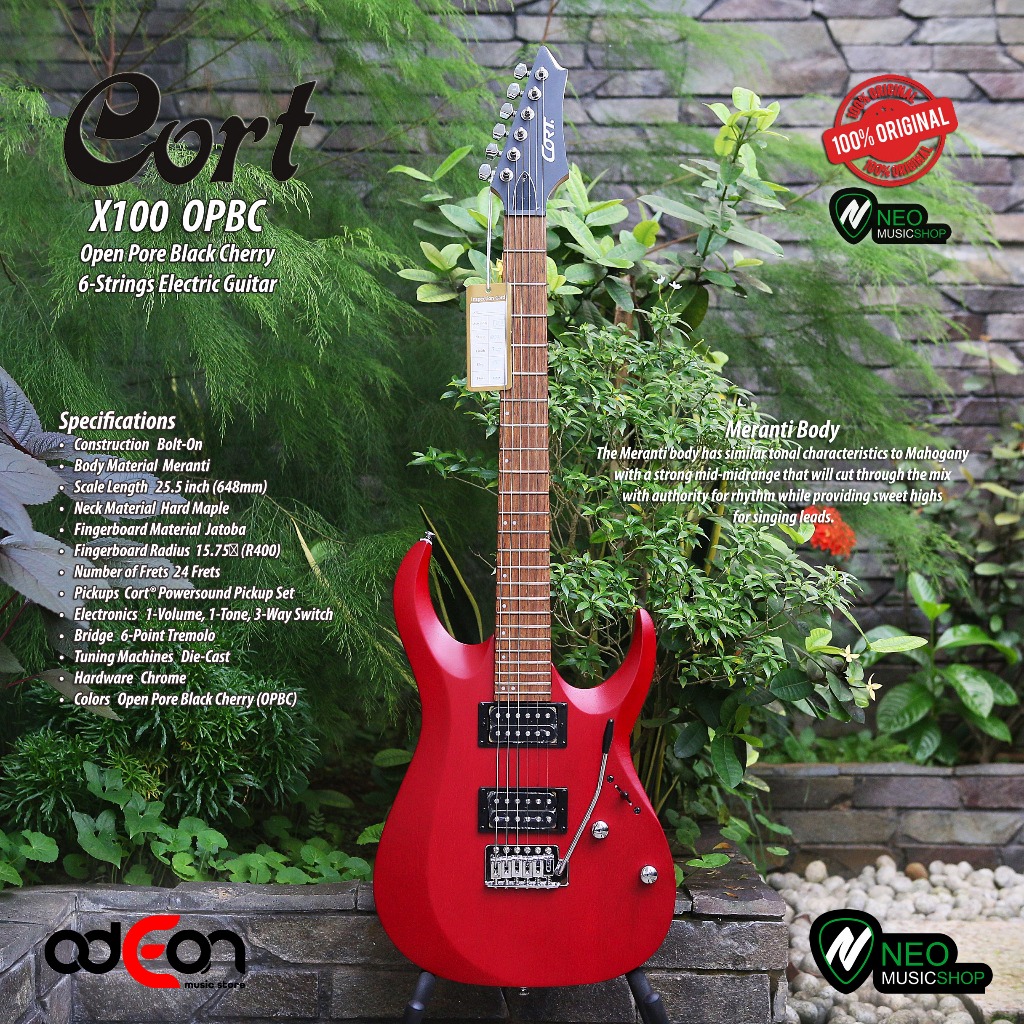 CORT X100 OPBC 6Strings Electric Gitar