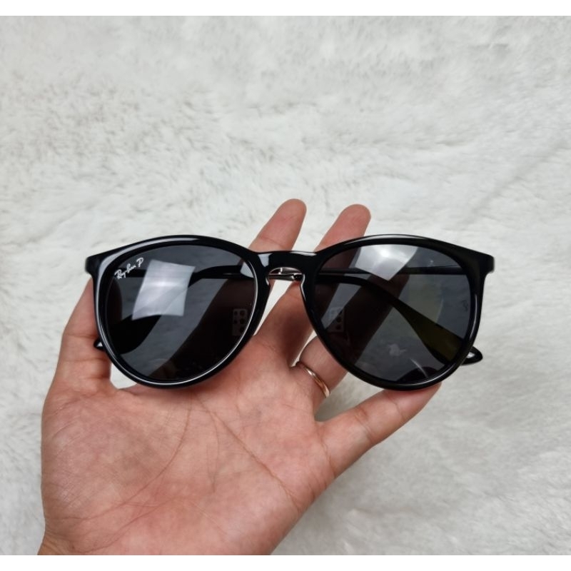 kacamata hitam pria wanita rayban erika polarized & kaca