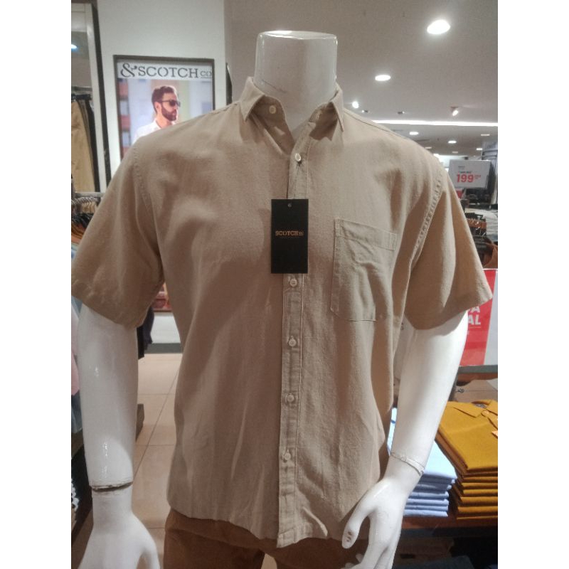 Scotch Kemeja Pendek Pria Casual
